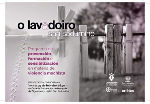 Arabías e o Concello de San Sadurniño presentarán o proxecto “O lavadoiro” o venres 25 na Casa da Cultura
